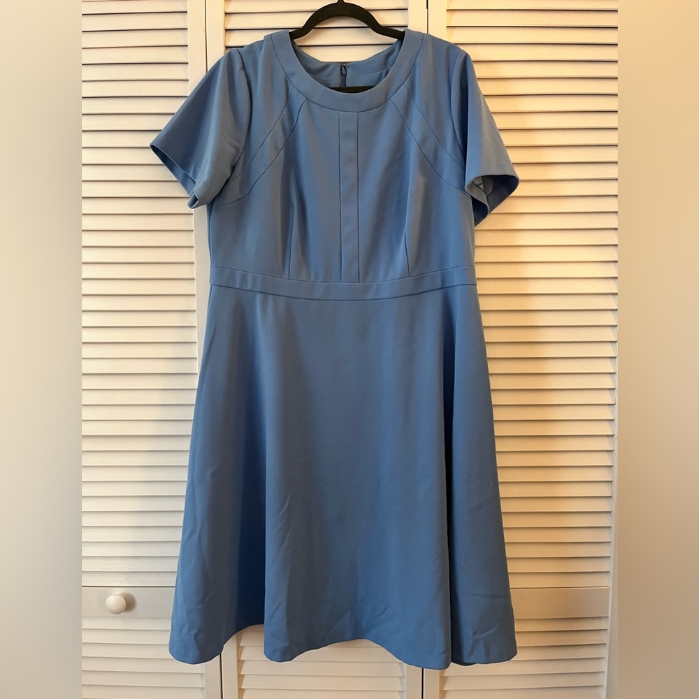 Cute blue work dress size 16W